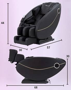 BestMassage Zero Gravity Full Body Electric Shiatsu Massage Chair