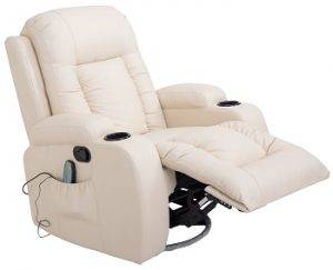 HomCom Heated Vibrating Massage Rocker Recliner Chair review