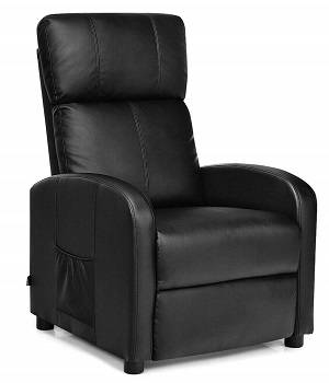Giantex Massage Recliner Adjustable Chair Single Sofa