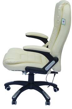 HomCom High Back Faux Leather Adjustable Heated Executive Massage Office Chair review