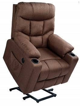 Esright Power Lift Chair Electric Recliner Brown